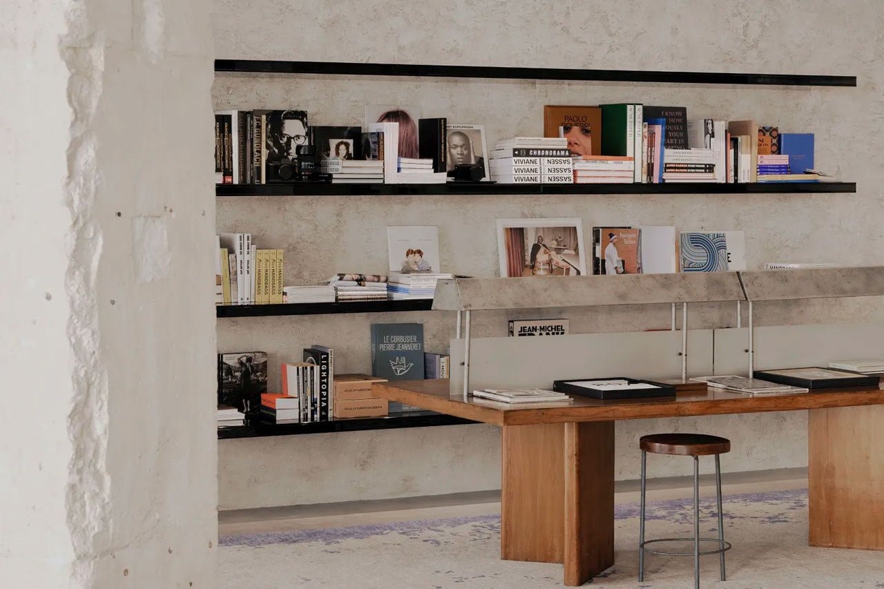 Saint Laurent Unveils Parisian Bookstore - industrial Konzept Store