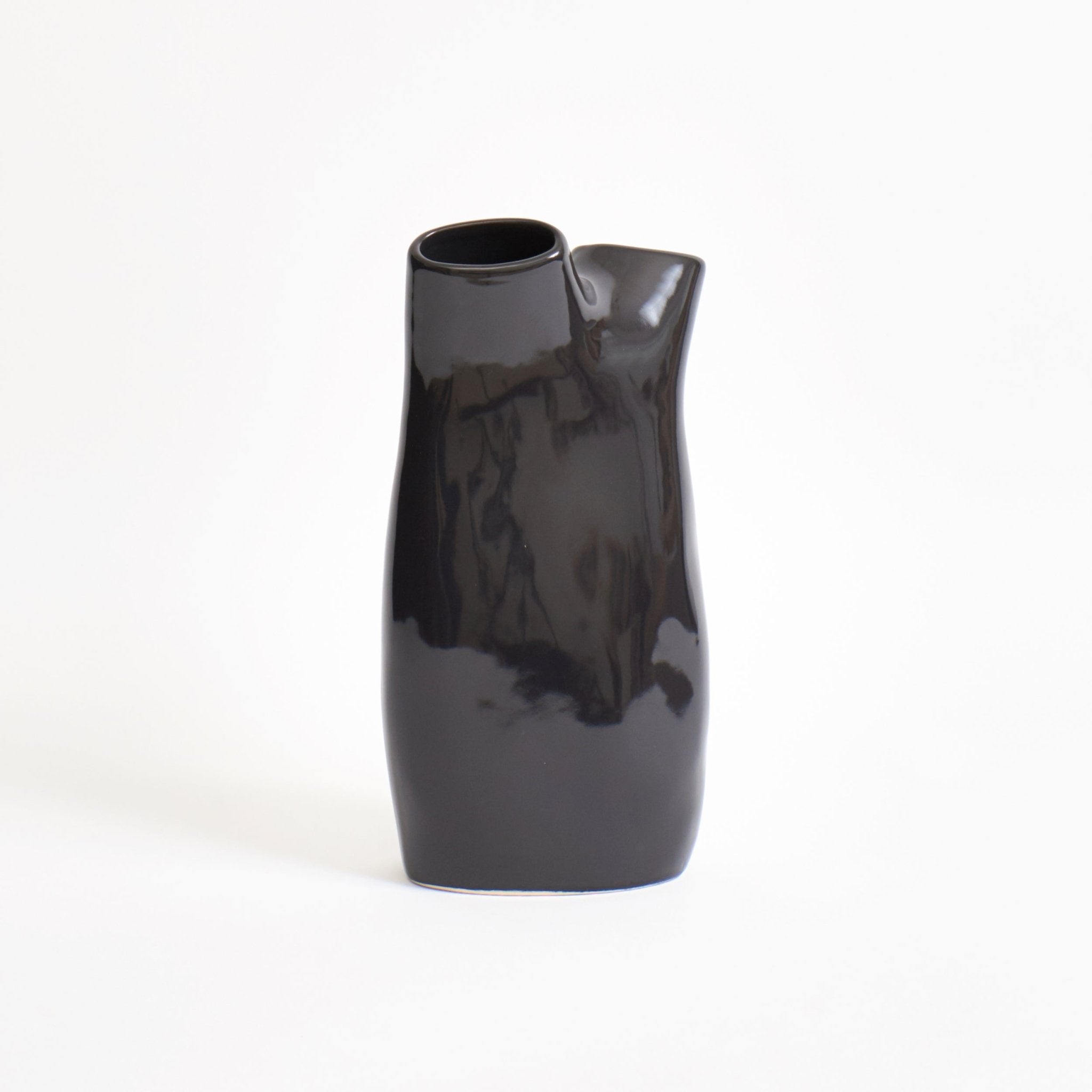 Gemini Vase - Glanzschwarz Vase von Project 213A