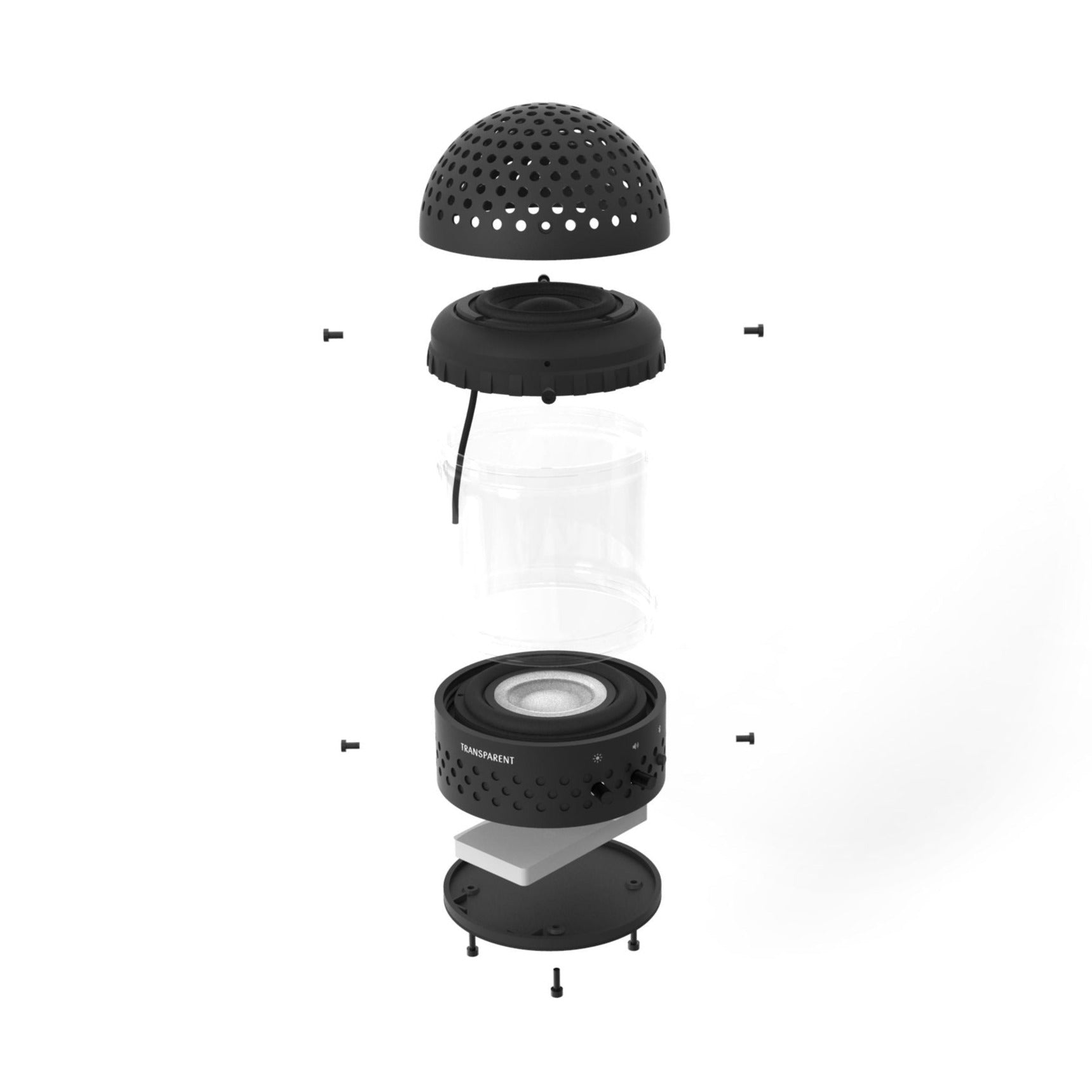 Light Speaker - Black - Lautsprecher Lautsprecher von Transparent