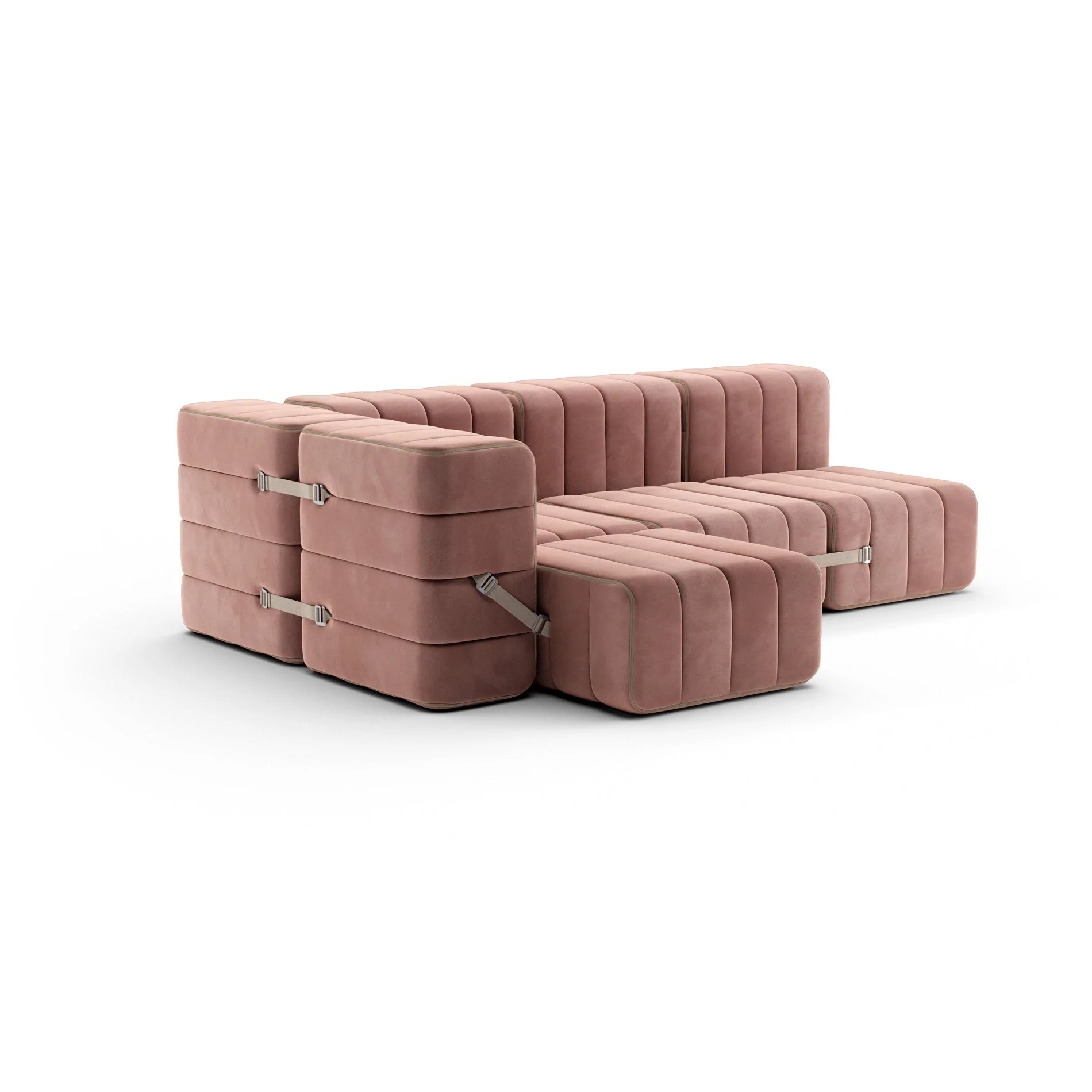 Modulares Sofa-System Curt - Barcelona Lotus Sofas von Ambivalenz