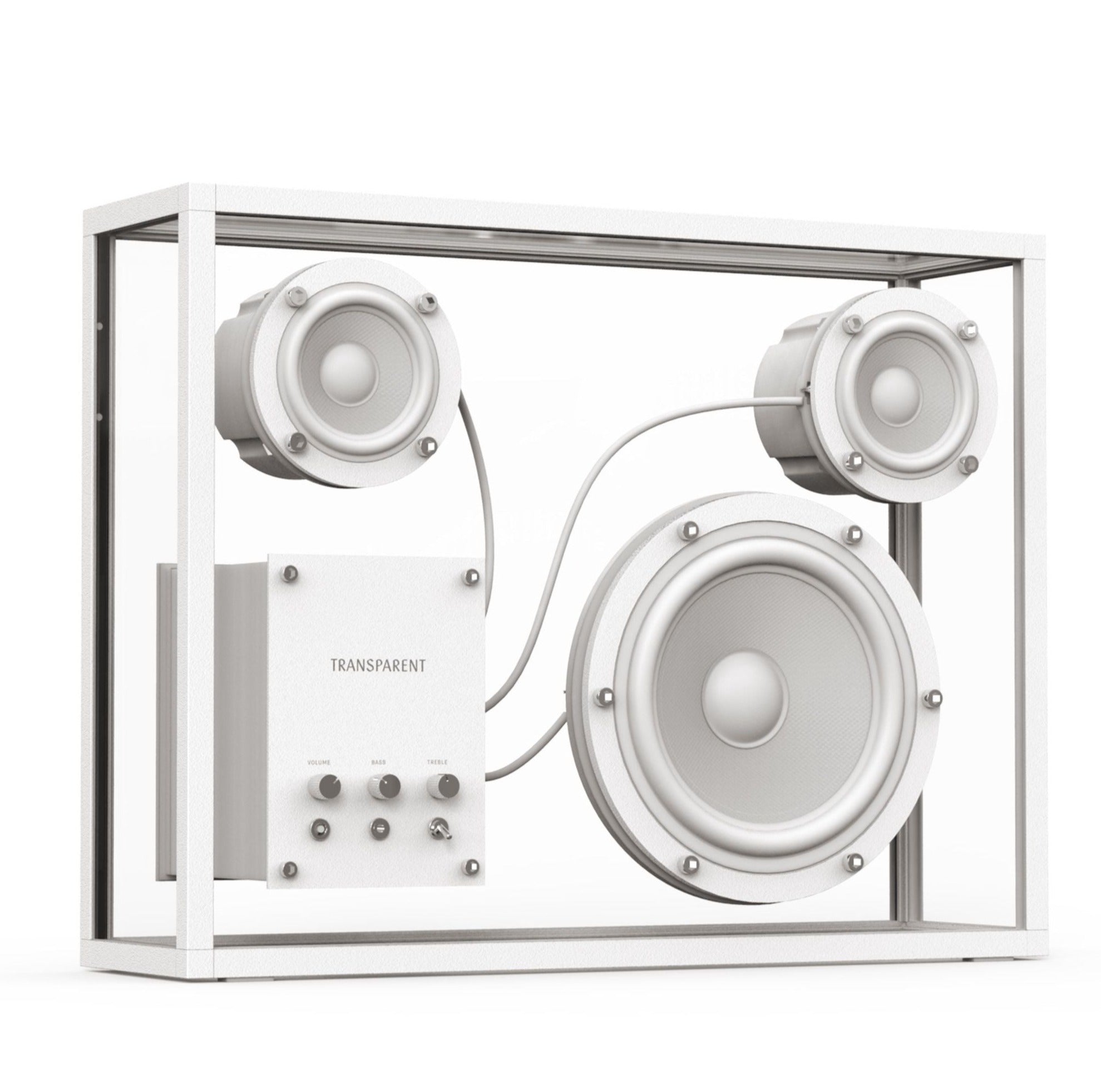 Transparent Speaker - White - Lautsprecher Lautsprecher von Transparent