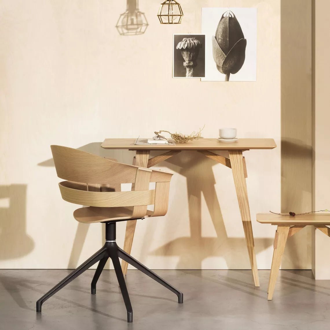 Wick Drehstuhl - Mit Drehständer Chairs von Design House Stockholm