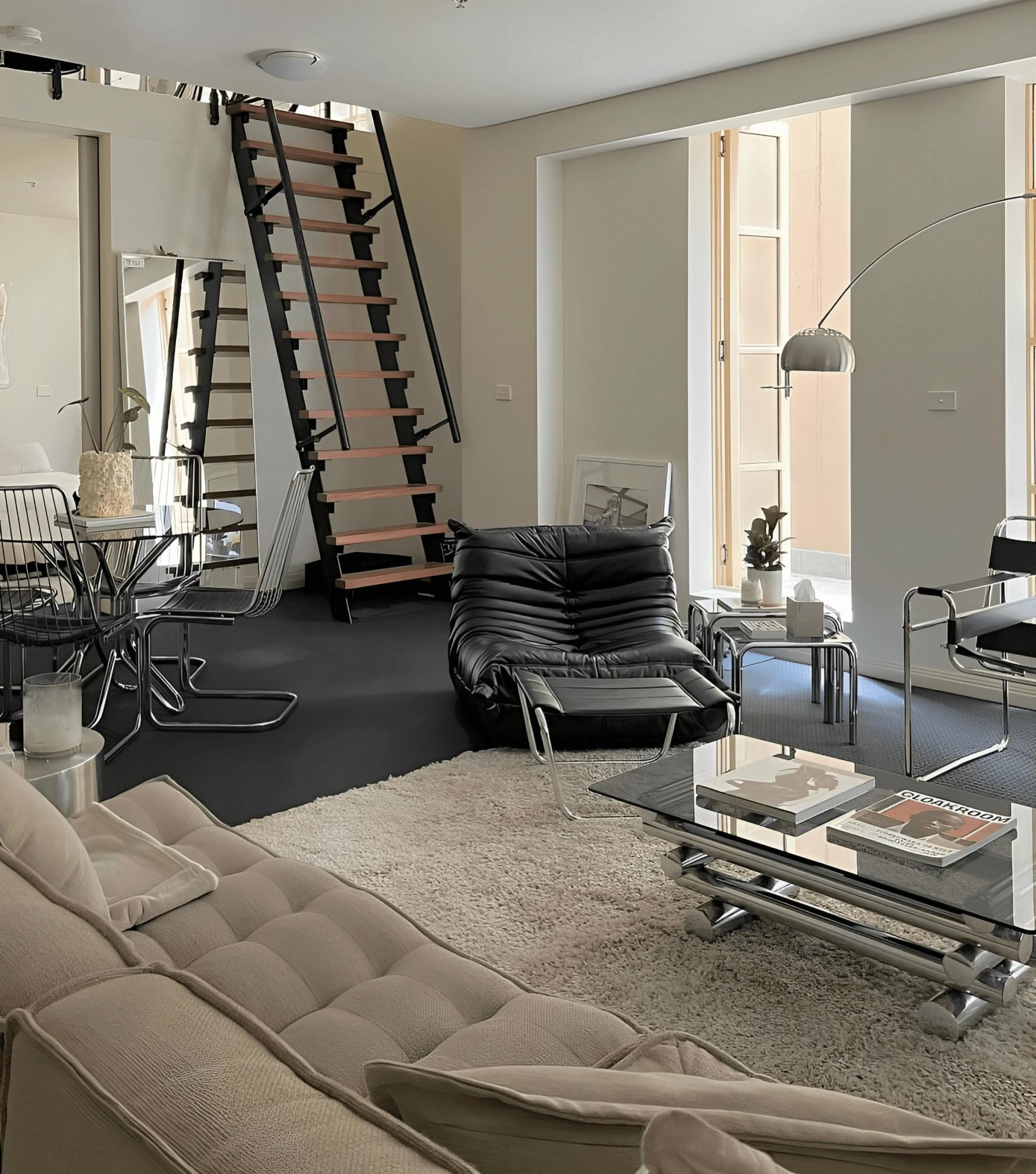 Furnishing in modern industrial style - industrialkonzept