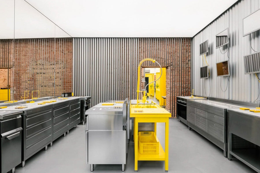 Industrial makeover for Avgvst Berlin by Crosby Studios