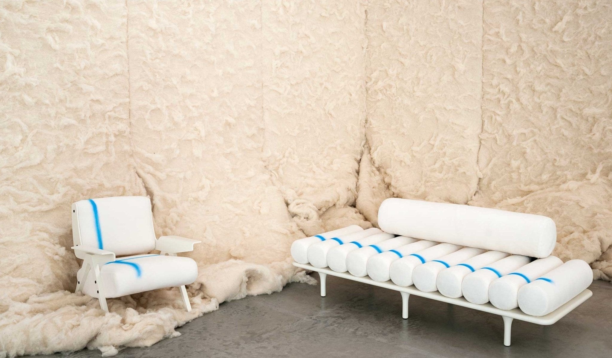 Tacchini and Formafantasma present innovative use of sheep's wool at Milan Design Week 2023 - industrialkonzept