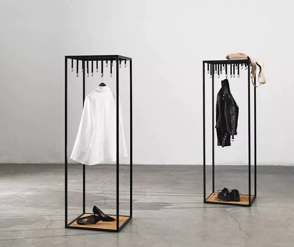 Wardrobes for industrial interiors - industrial concept store