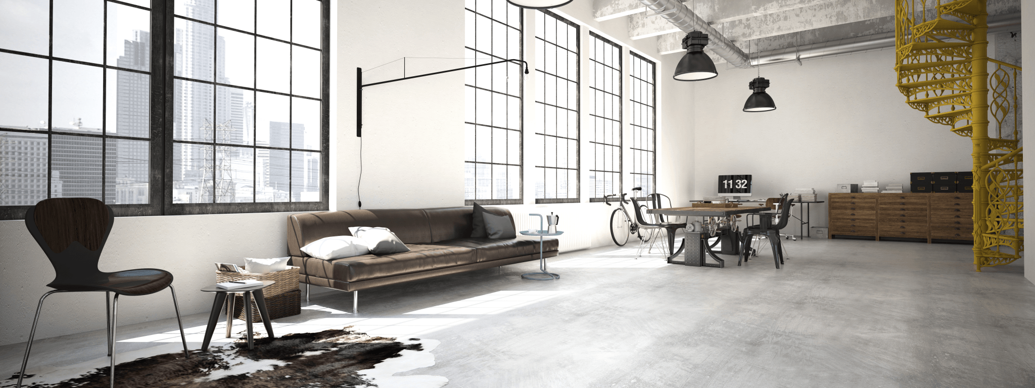 Industrial furniture - industrial concept store