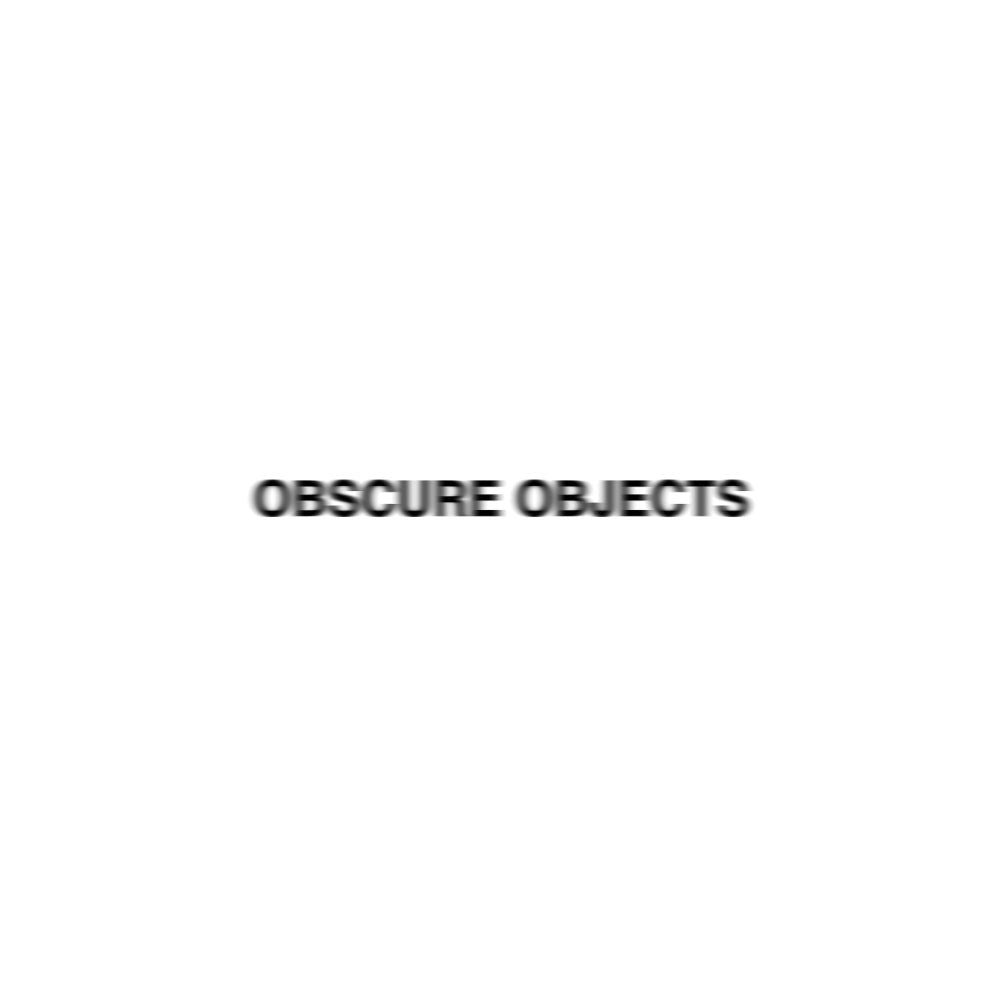 Obscure Objects | industrialkonzept