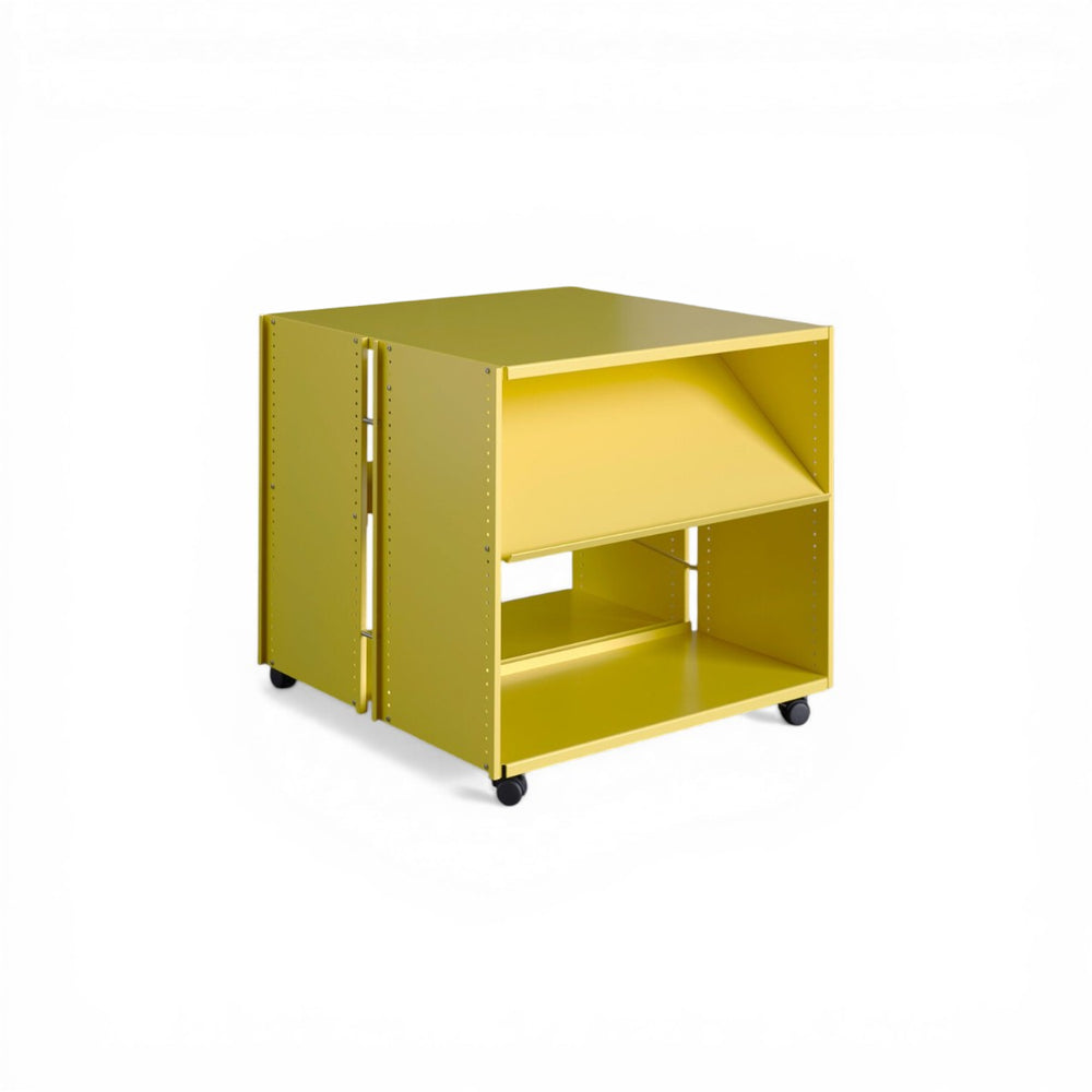 Lehni Aluminium Regalsystem - Back2Back mit Rollen
