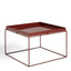 Coffee Side Table Chocolate high gloss