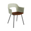 Pastel Green with Walnut Seat