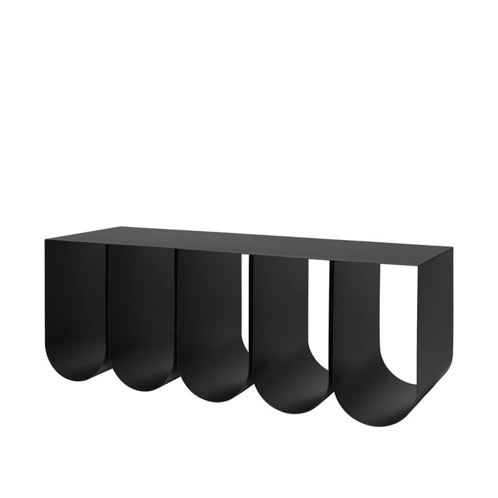 Curved Bench Black – Kristina Dam Studio