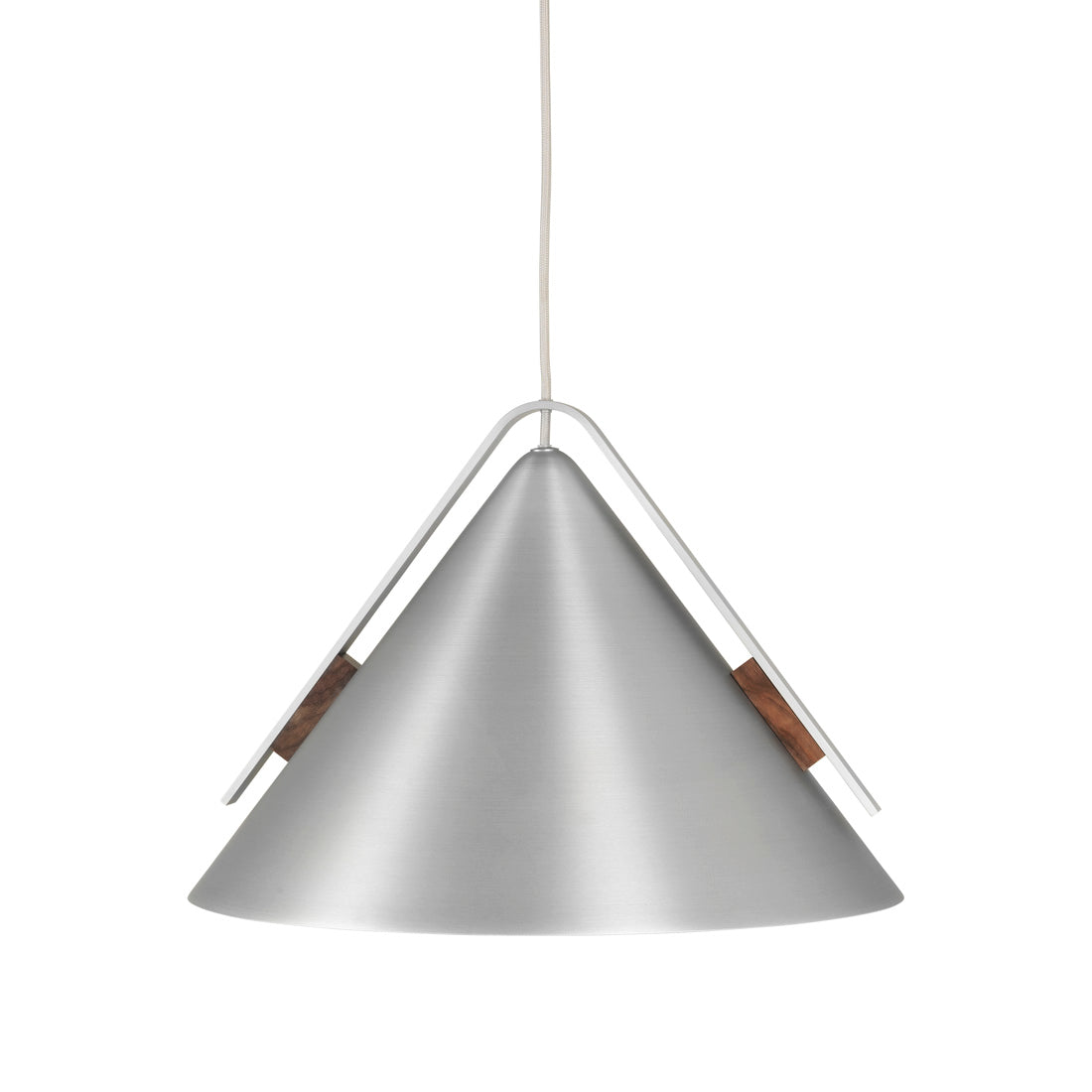 Cone Pendant Lamp L Brushed