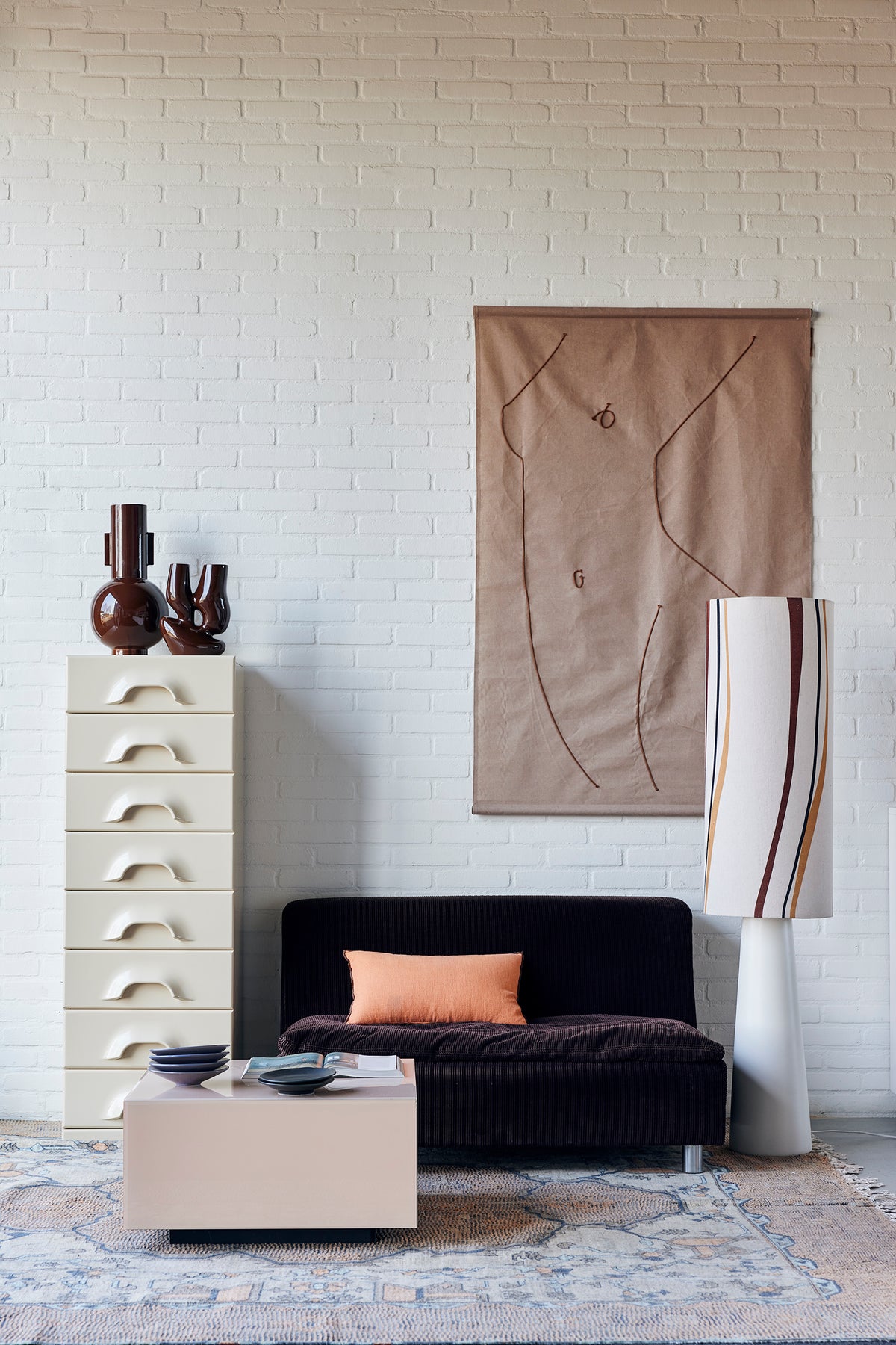 Swirl Zylinder-Lampenschirm – HKLIVING – Ansicht 2