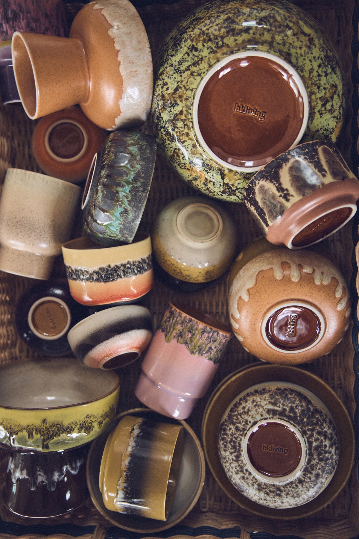70s Ceramics – Kleine Duftkerze, Kyoto – HKLIVING – Ansicht 5