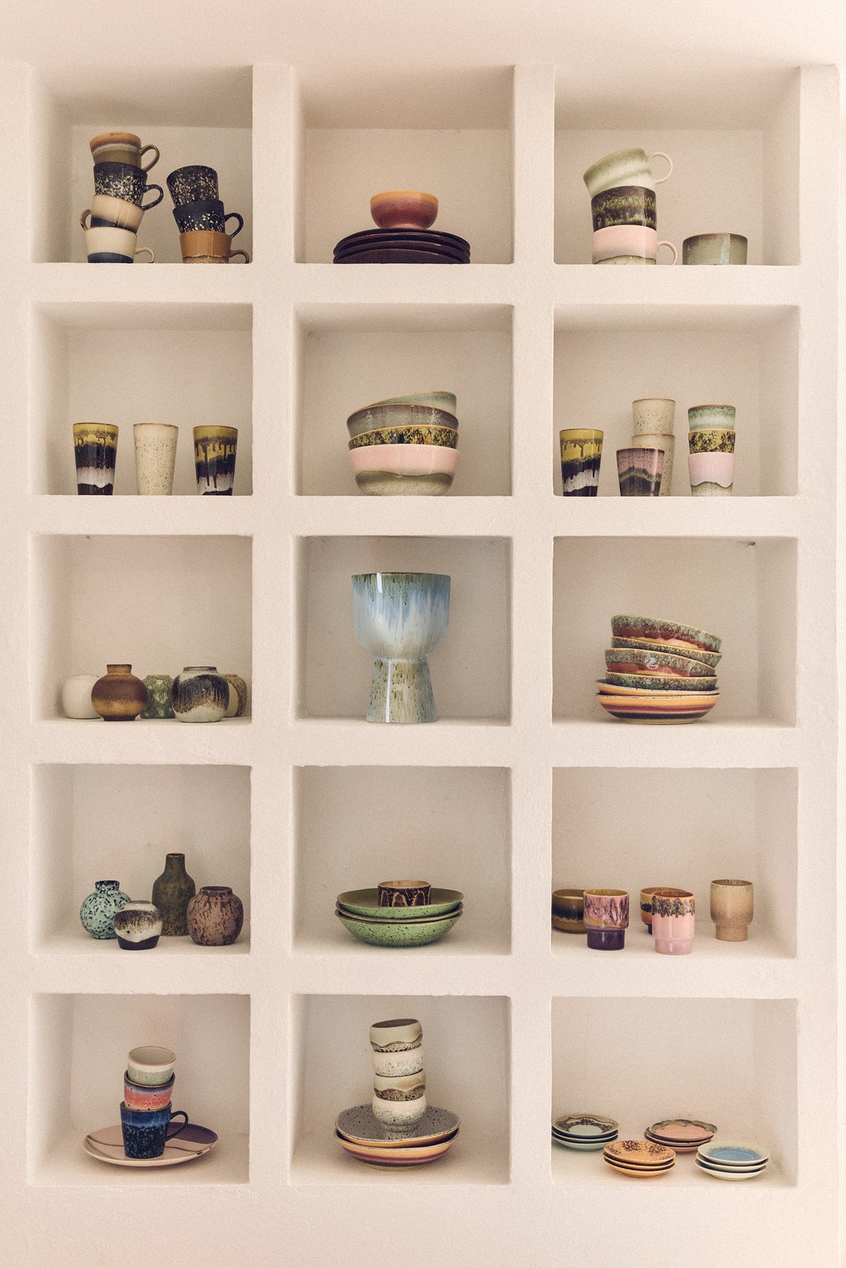 70s Ceramics – Kaffeetassen, Serendipity (4-Set) – HKLIVING – Ansicht 5