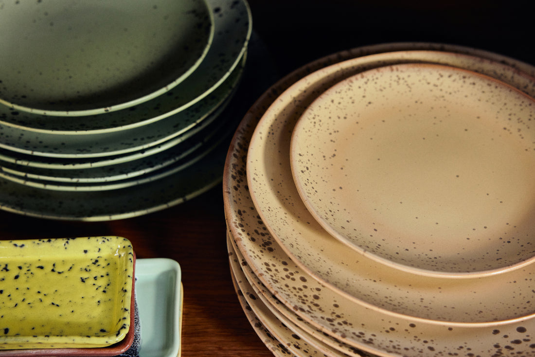 70s Ceramics – Dinner Plates, Grit (set of 2)