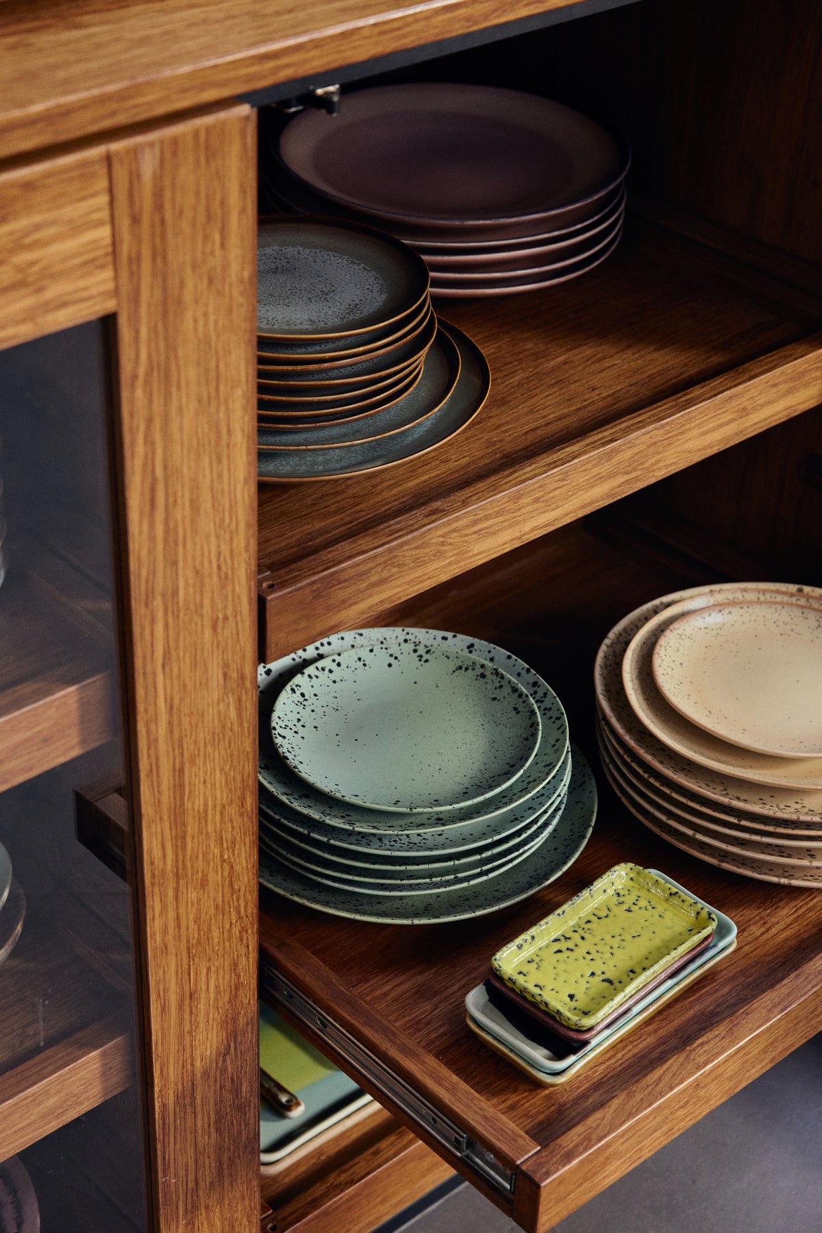 70s Ceramics – Dessert Plates, Fleck (set of 2) – HKLIVING – view 2