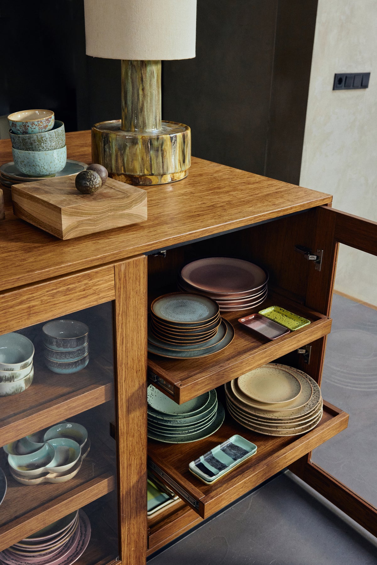 70s Ceramics – Speiseteller, Bedrock (2-Set) – HKLIVING – Ansicht 9