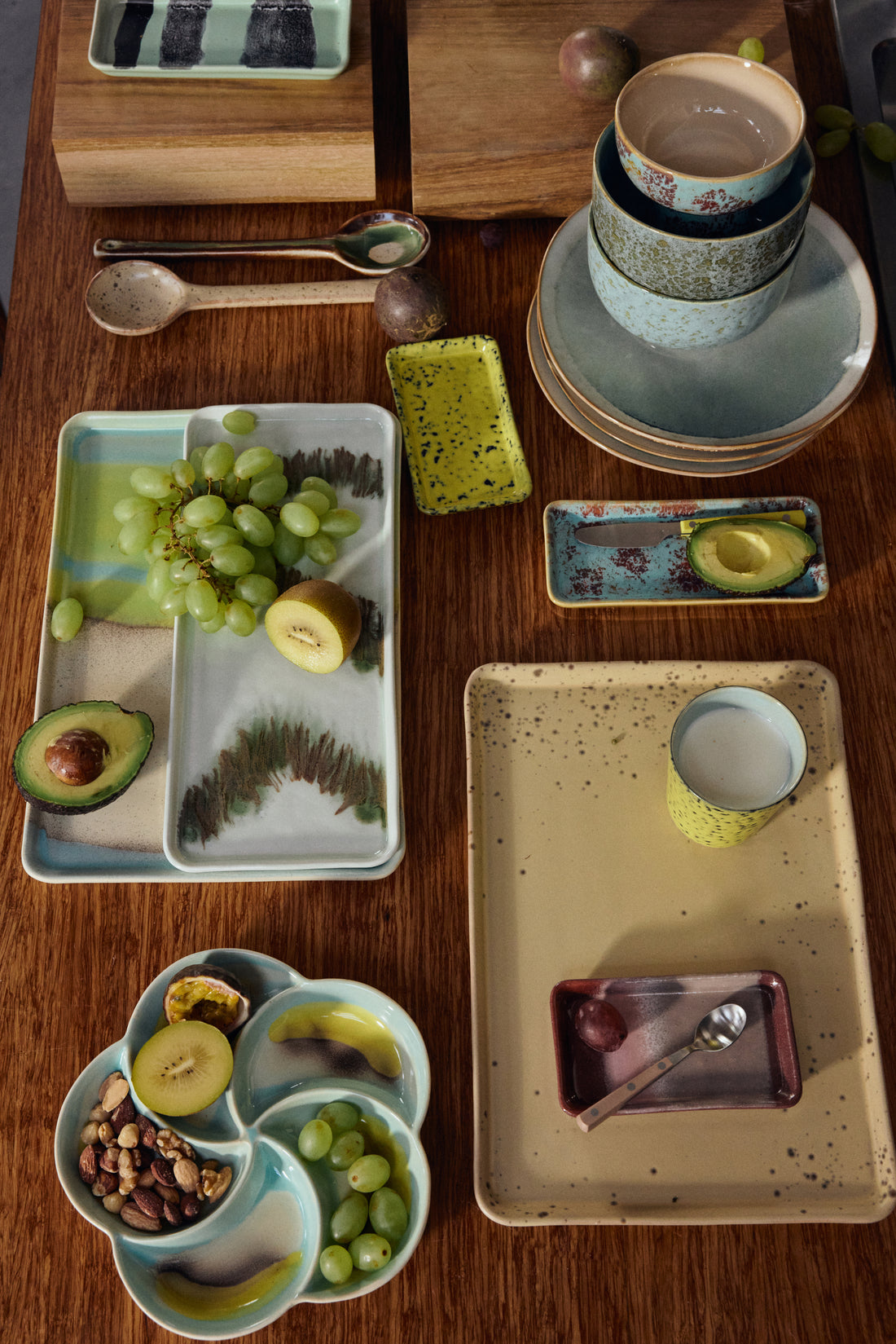 70s Ceramics – Large Tray, Grit