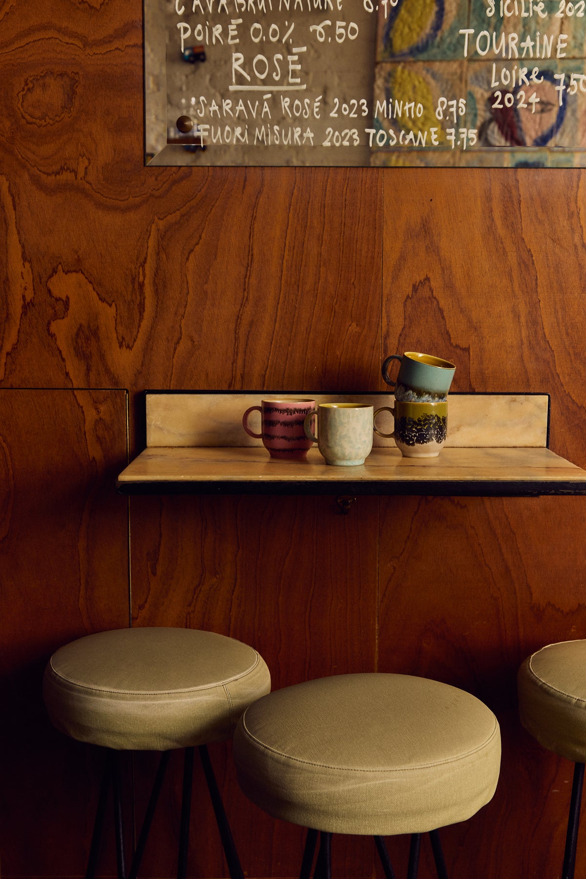 70s Ceramics – Cafétassen, Calming (4-Set) – HKLIVING – Ansicht 5