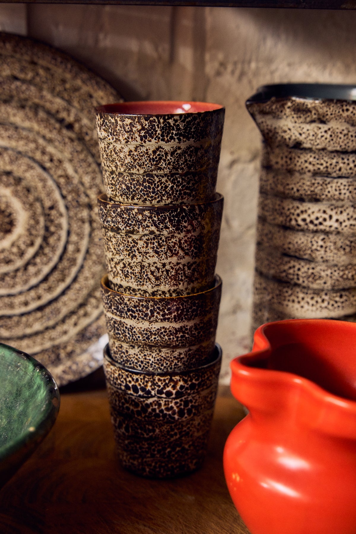 70s Ceramics – Kaffeetassen, Brew Variation (4-Set) – HKLIVING – Ansicht 6