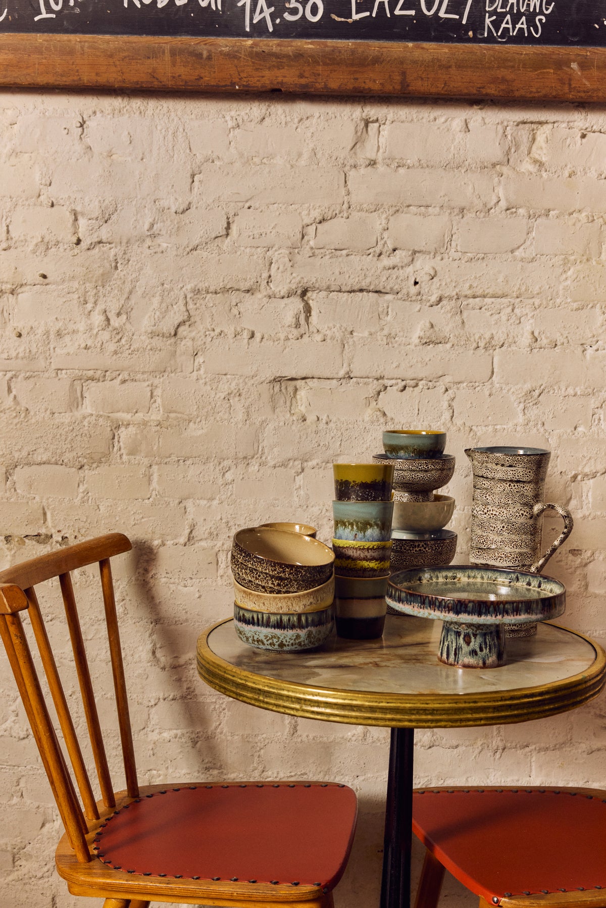 70s Ceramics – Fußschale, Birthstone – HKLIVING – Ansicht 4