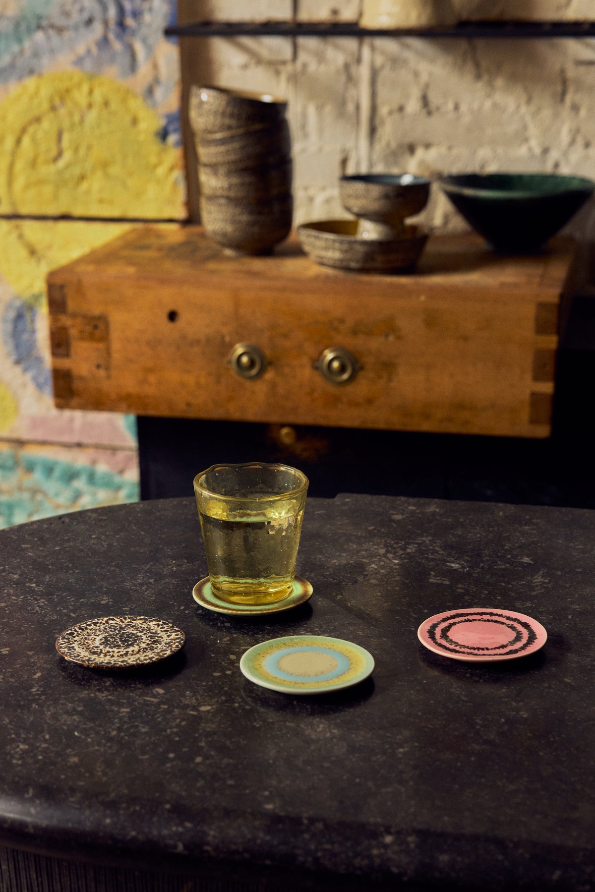70s Ceramics – Untersetzer, Final Touch (4-Set) – HKLIVING – Ansicht 5