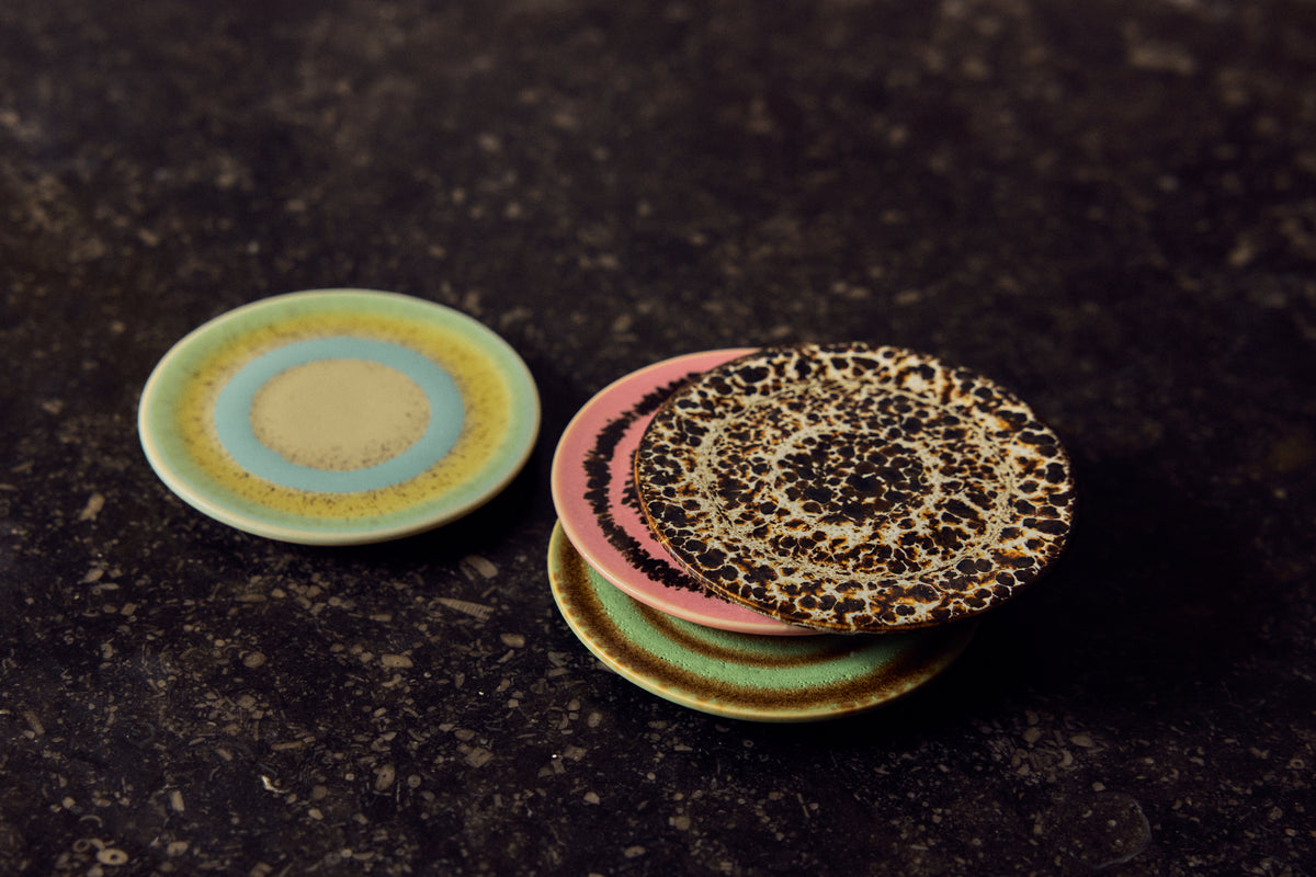 70s Ceramics – Untersetzer, Final Touch (4-Set) – HKLIVING – Ansicht 2