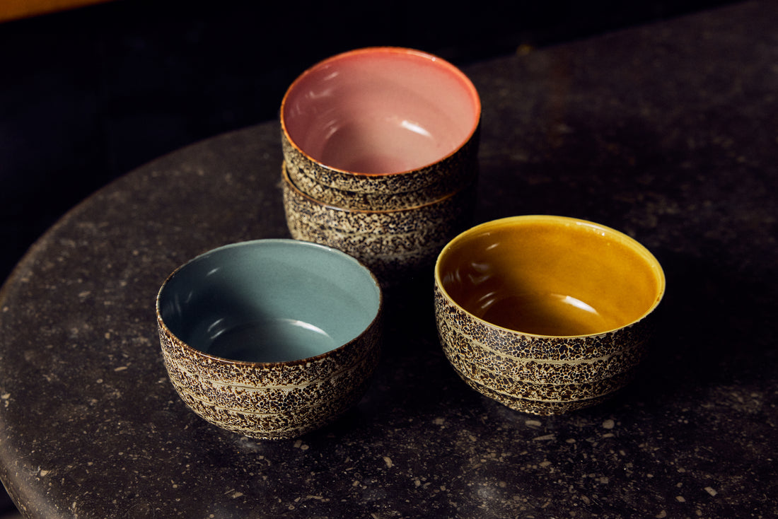 70s Ceramics – Noodle Bowls, Brew Variation (set of 4)