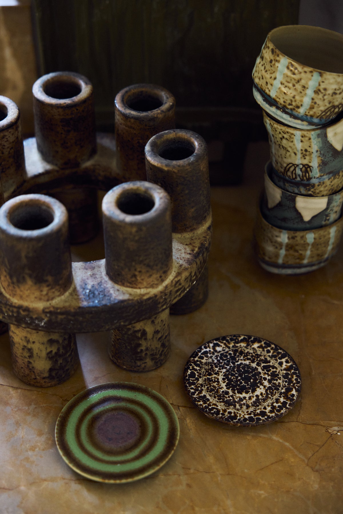70s Ceramics – Untersetzer, Final Touch (4-Set) – HKLIVING – Ansicht 6