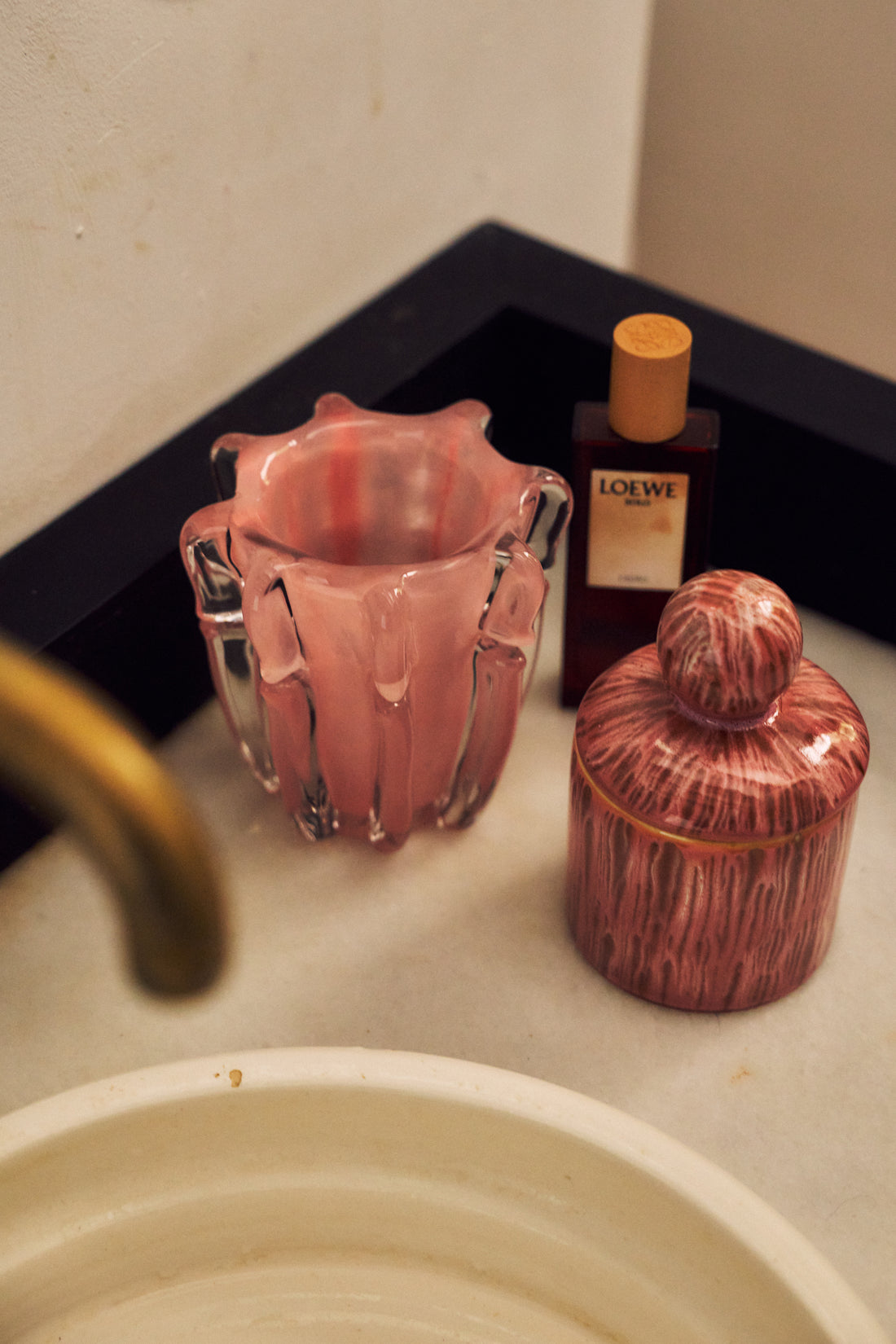 70s Ceramics – Kleine Vorratsdose, Rhubarb