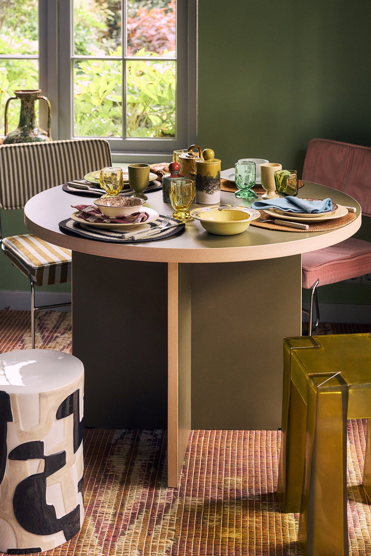 Keramik-Beistelltisch, Black Ink – HKLIVING – Ansicht 5