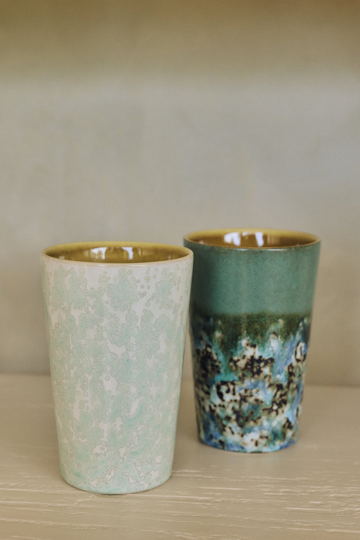 70s Ceramics – Teebecher, Pond (2-Set) – HKLIVING – Ansicht 2
