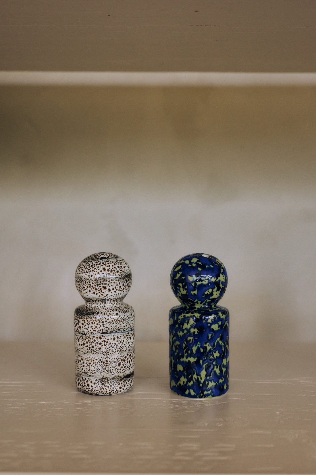 70s Ceramics – Salz- & Pfeffergefäße, Grain