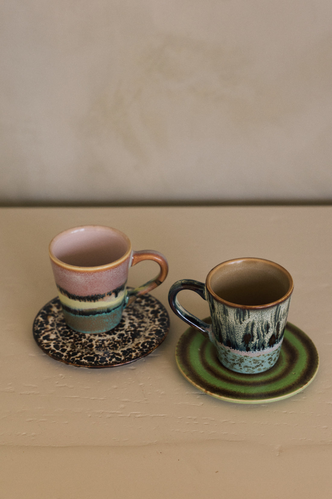 70s Ceramics – Espresso Mugs, Softness (set of 4)