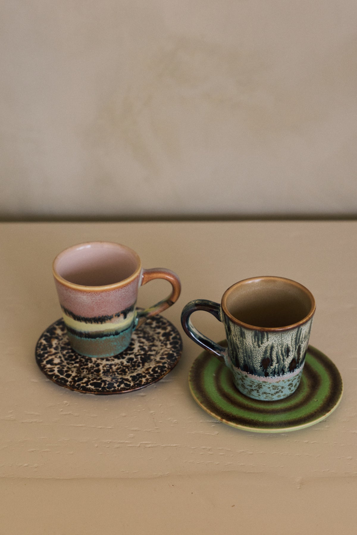70s Ceramics – Espressotassen, Softness (4-Set) – HKLIVING – Ansicht 5