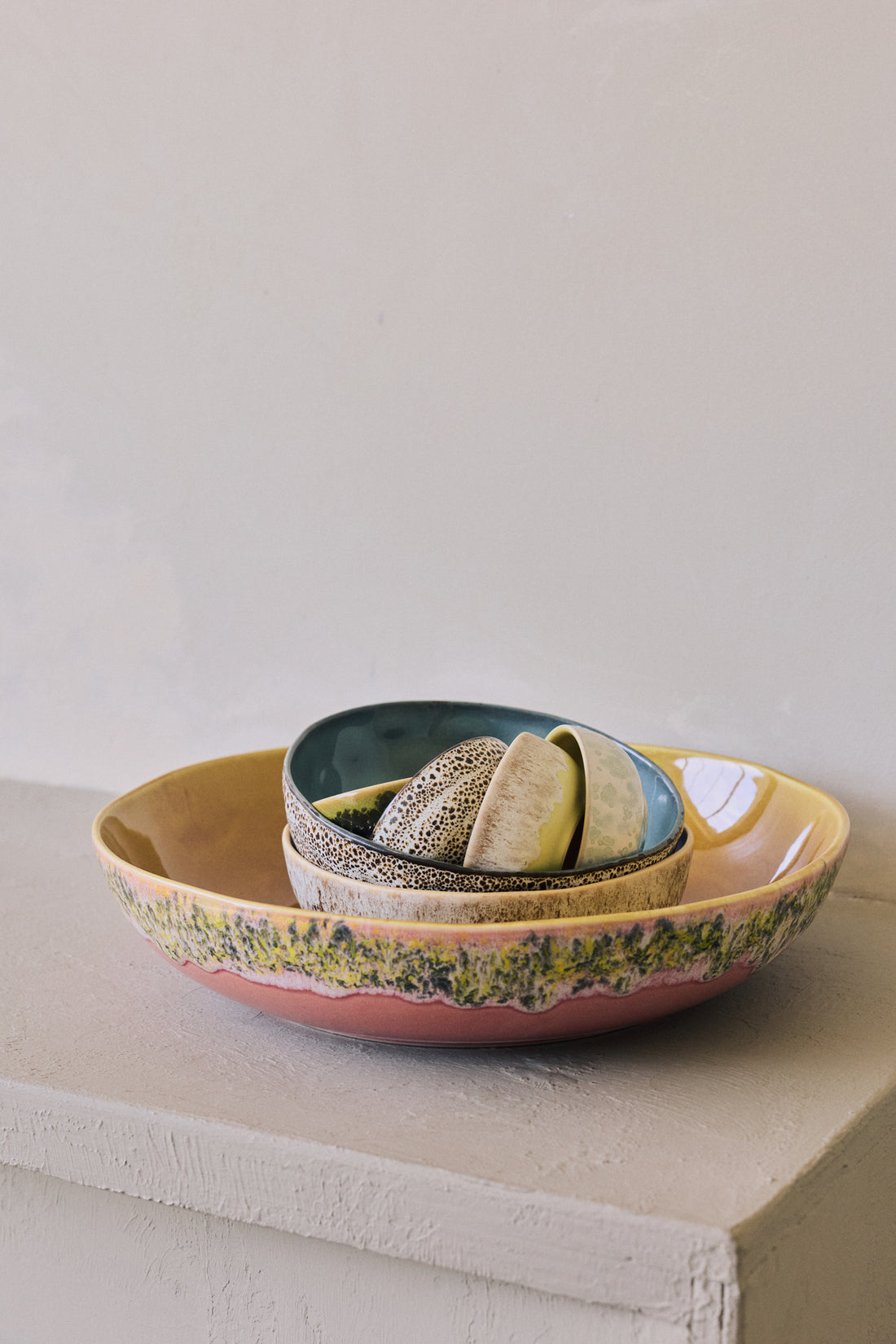 70s Ceramics – Servierschüssel, Macaron