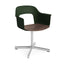 Bottle Green with Walnut Seat