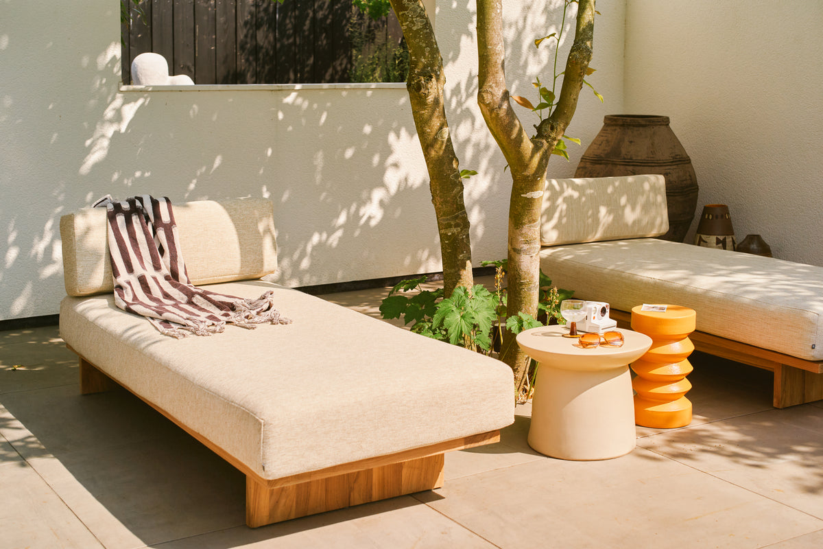 Outdoor Teak Daybed – HKLIVING – Ansicht 14