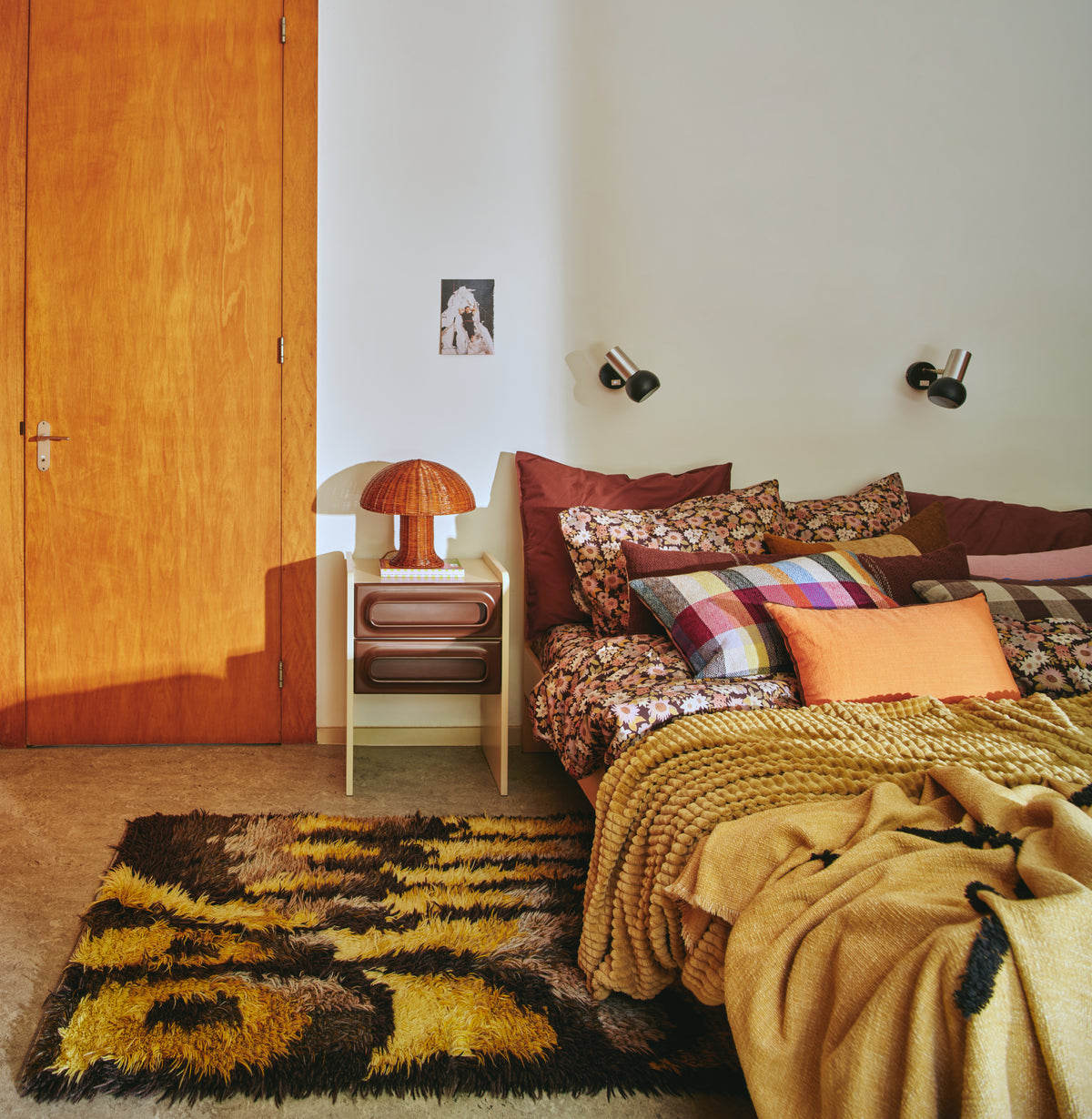 Rattan Tischleuchte – HKLIVING – Ansicht 2