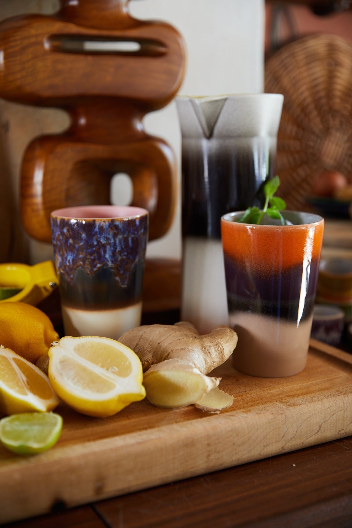 70s Ceramics – Teebecher, Dusk (2-Set) – HKLIVING – Ansicht 2