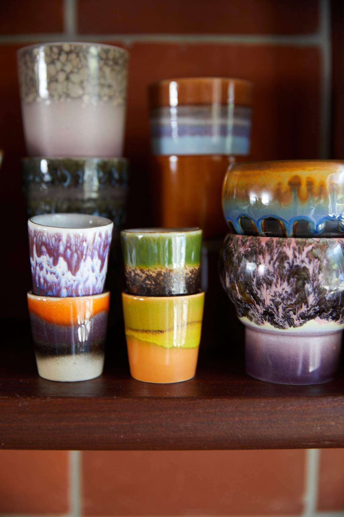 70s Ceramics – Eierbecher, Island (4-Set) – HKLIVING – Ansicht 5
