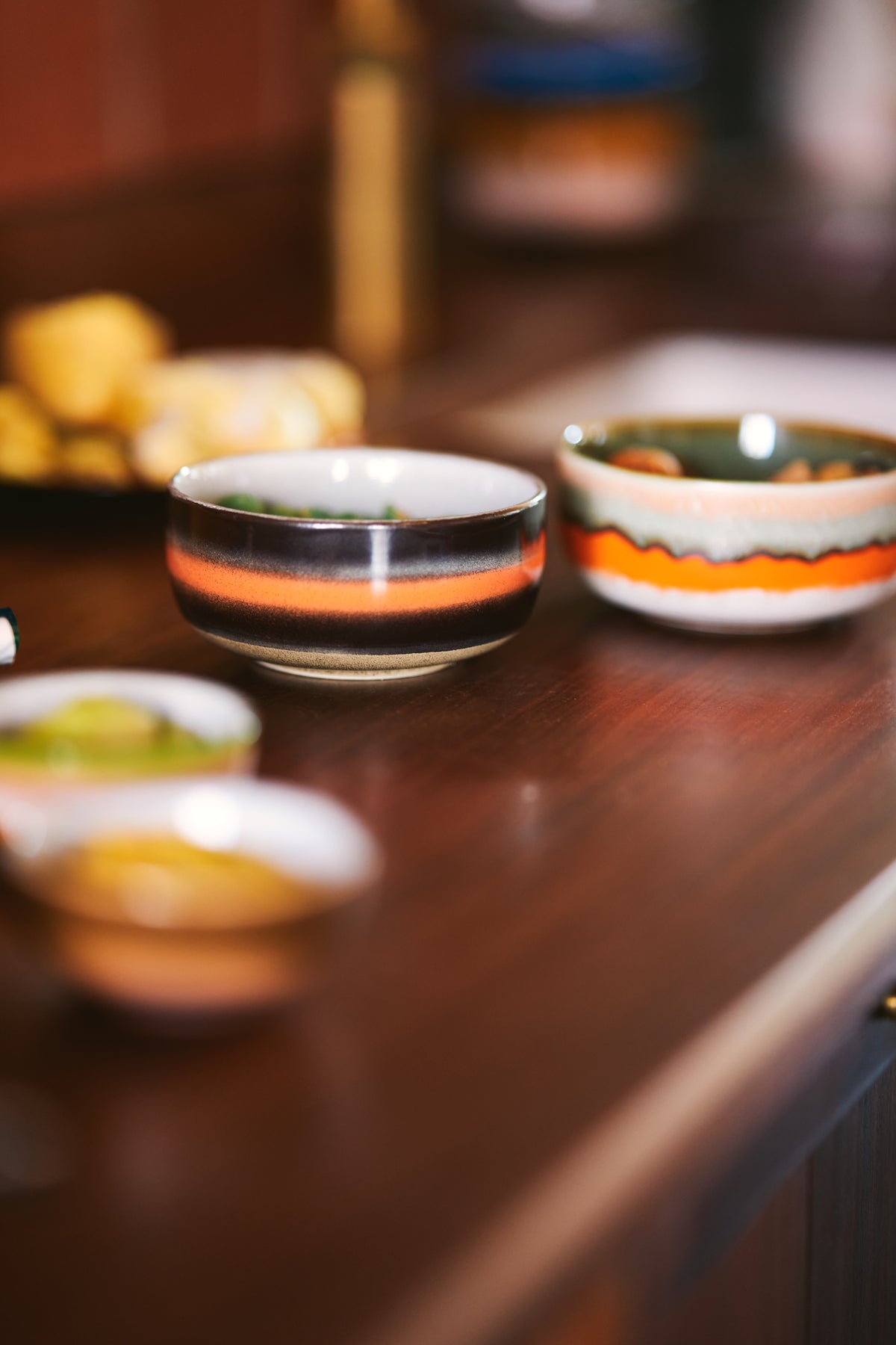 70s Ceramics – Dessertschalen, Humus (4-Set) – HKLIVING – Ansicht 6