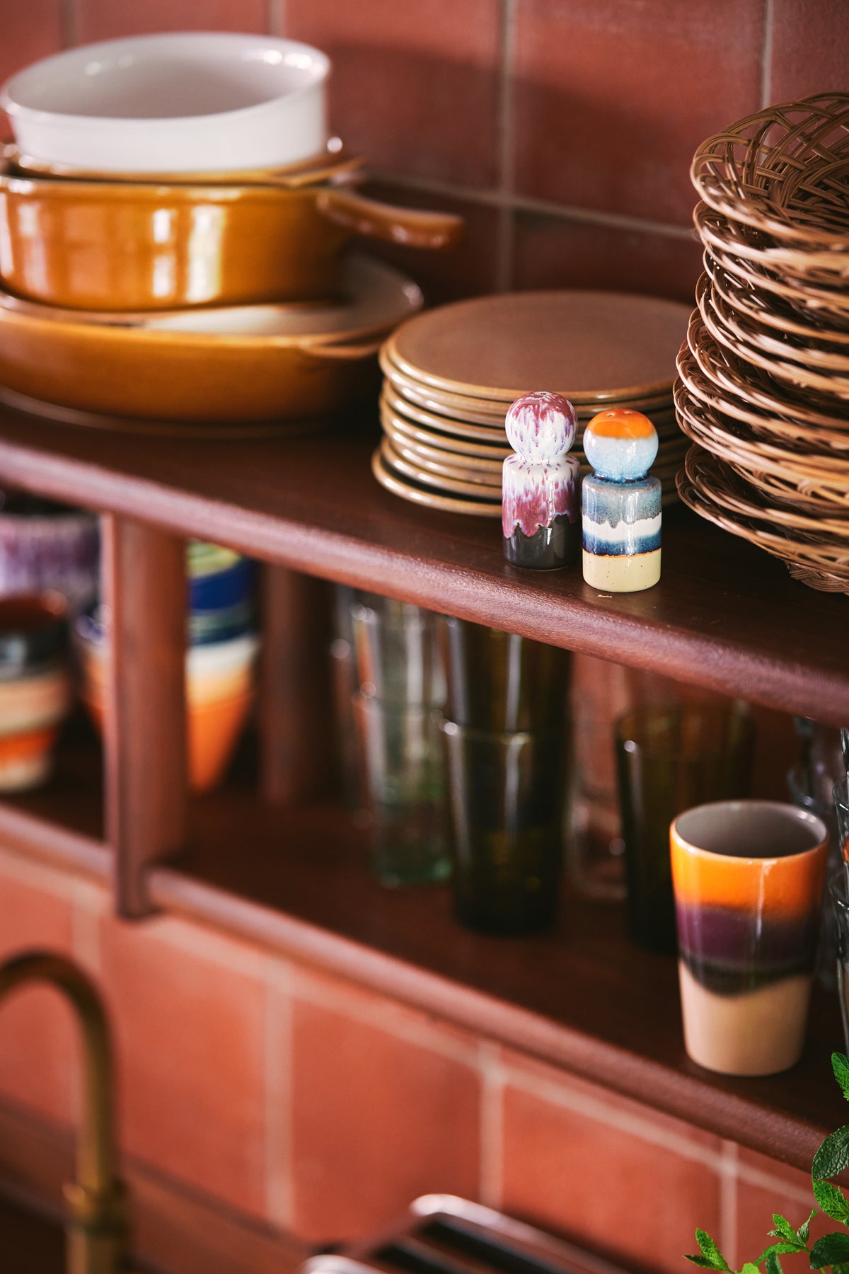 70s Ceramics – Salz- & Pfeffergefäße, Stargaze – HKLIVING – Ansicht 6