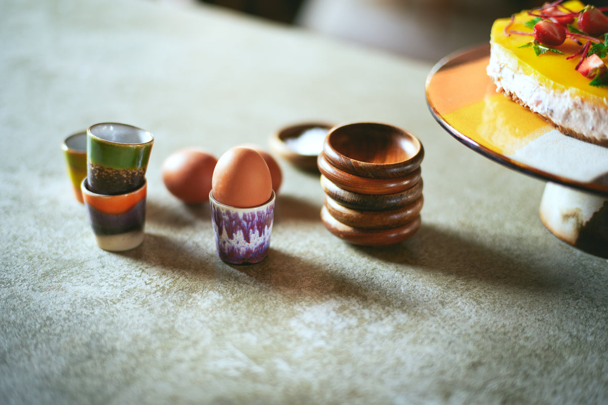 70s Ceramics – Eierbecher, Island (4-Set) – HKLIVING – Ansicht 4