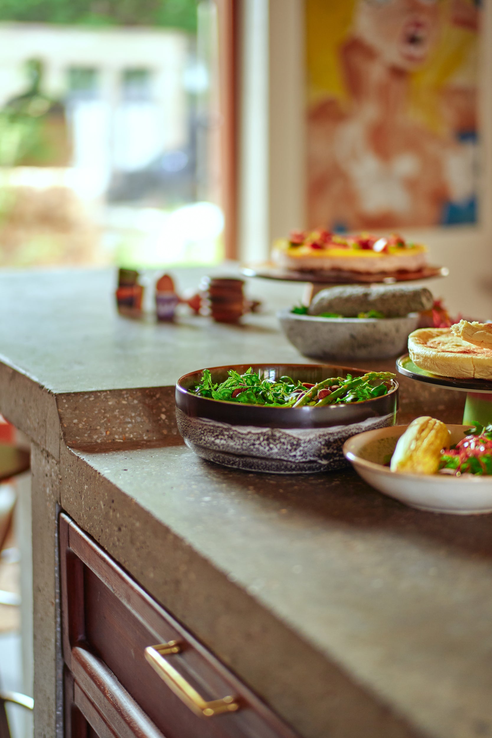 70s Ceramics – Salatschüssel, Rock on