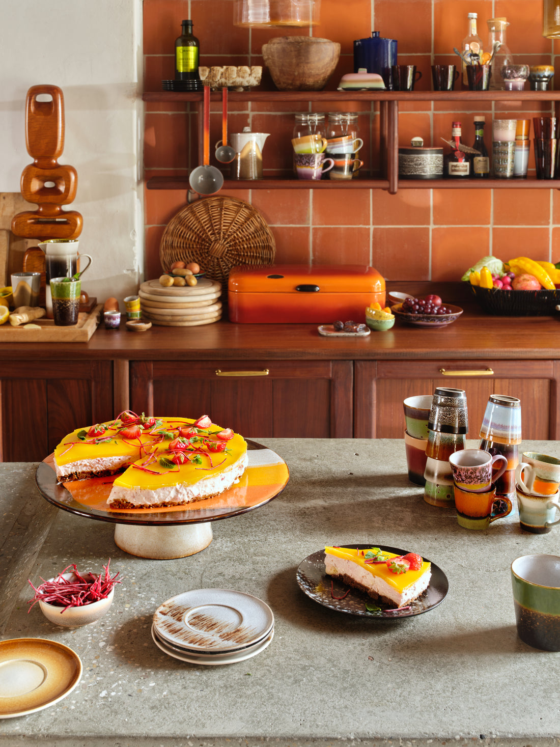 70s Ceramics – Saucers, Big Sur (set of 4)