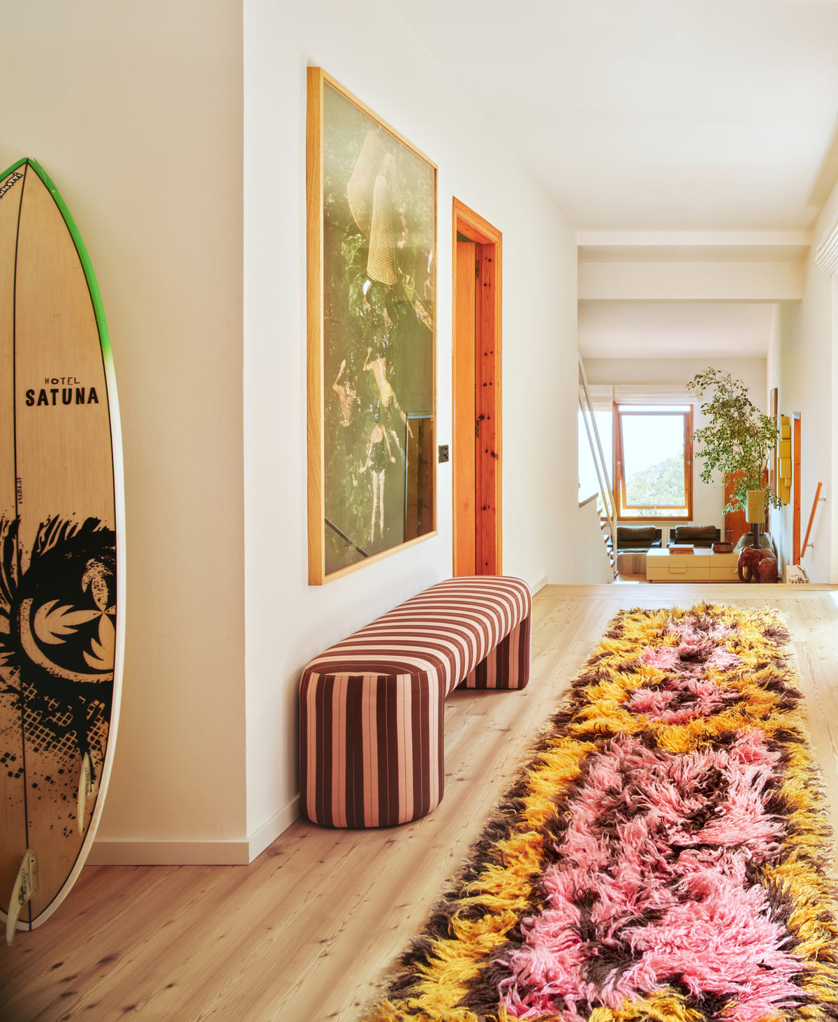 Lobby Bank, gestreift – HKLIVING – Ansicht 6