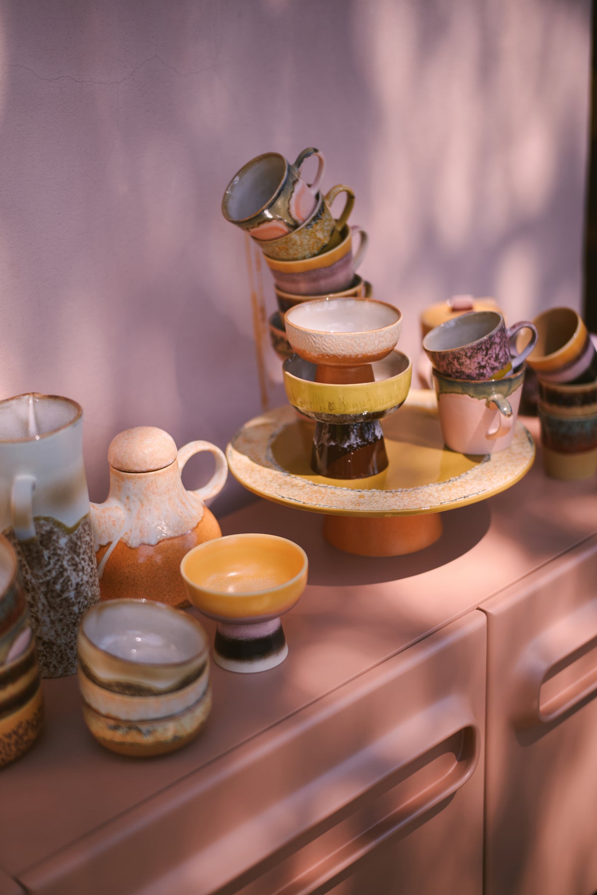 70s Ceramics – Plateau, Papaya – HKLIVING – Ansicht 2